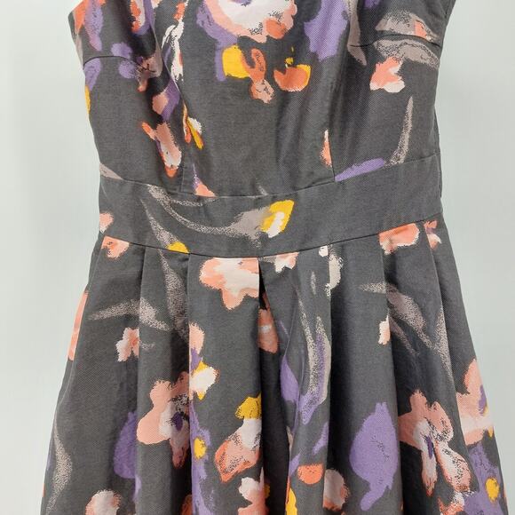 H&M Women's Floral Career Dress Size 6 Pockets Sleeveless - Picture 6 of 13